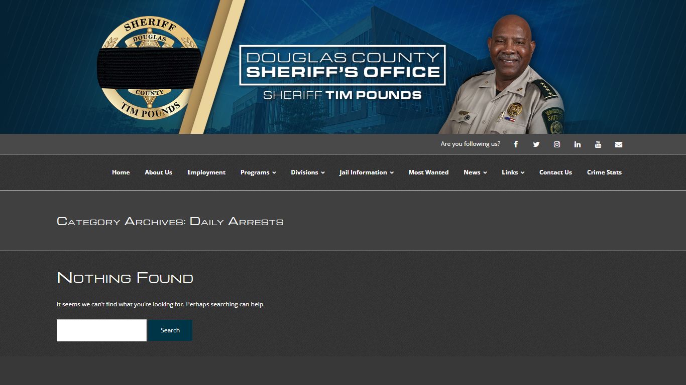Daily Arrests – Douglas County Sheriff's Office (GA)